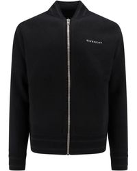 Givenchy - Woll-sweatshirt mit 4g-logo,schwarze wolljacke mit bestickten details - Lyst