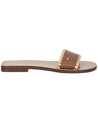 Michael Kors - Drea Leren Slide - Lyst