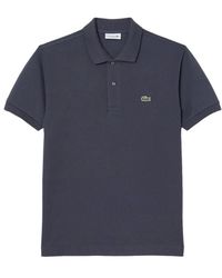 Lacoste - Tops ,Grijs ,Katoen T-Shirts En Polo's Antraciet - Lyst