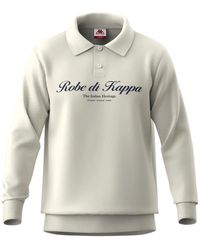 Kappa - Hoodies & Sweatvesten ,Katoen Casual Poloshirt Met Lange Mouwen - Lyst