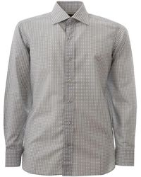 Tom Ford - Regular fit hemd mit mikroprint - Lyst