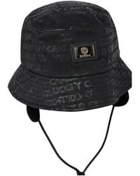 carlo colucci - Lined Ear-Flap Wide-Brim Fisherman Hat - Lyst