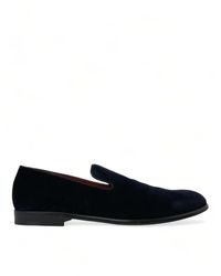 Dolce & Gabbana - Gg Samt Loafers - Lyst