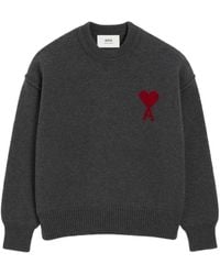 Ami Paris - De Coeur Pullover - Lyst