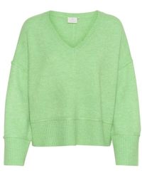 Kaffe - V-Neck Knitwear - Lyst