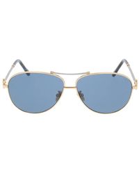 Fred - Accessoires ,Geel ,Stijlvolle Zonnebril - Lyst