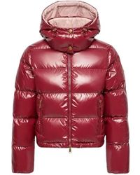 Moncler - Moncler Doudoune Courte En Nylon Niveole, Femme, Taille - Lyst