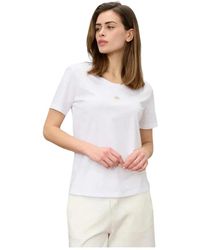 Blauer - Tops ,Wit ,Katoen T-Shirt - Lyst