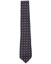 Canali - Geometric Silk Tie - Lyst