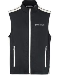 Palm Angels - Jassen ,Zwart ,Polyester Technical Fabric Jacket - Lyst