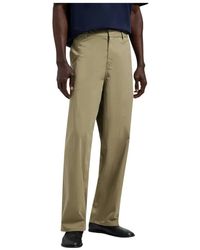 OLAF HUSSEIN - Straight Trousers - Lyst