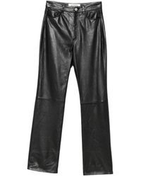 Rohe - Leren Wijde Broek - Lyst
