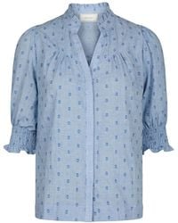 Neo Noir - Overhemden ,Blauw ,Blouses & Shirts - Lyst