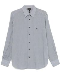 Emporio Armani - Lässiges baumwollhemd für männer - Lyst