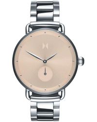 MVMT - Accessoires ,Grijs ,Roestvrijstalen Horloge - Lyst