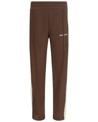 Palm Angels - Logo-Print Side-Stripe Track Pants - Lyst