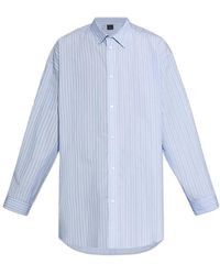 Balenciaga - Gestreiftes gemustertes hemd - Lyst