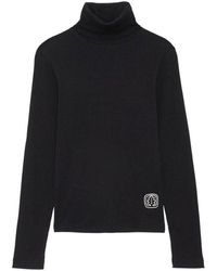 Ines De La Fressange Paris - Matthieu schwarzes turtleneck-top - Lyst