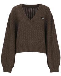 ROTATE BIRGER CHRISTENSEN - V-Neck Knitwear - Lyst