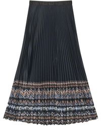 Munthe - Rokken ,Zwart ,Polyester Charming Skirt - Lyst