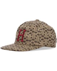 Huf - Accessoires ,Wol Klassieke Platte Klep Pet Karamel - Lyst