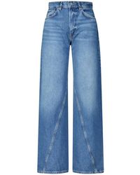 Anine Bing - Wide-Leg Relaxed-Fit Jeans - Lyst