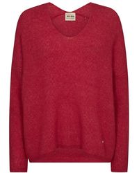 Mos Mosh - Weicher v-ausschnitt strickpullover chinese - Lyst