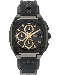 adidas - Accessoires ,Zwart ,City Tech Three Chrono Horloge - Lyst