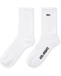 Axel Arigato - Ondergoed ,Wit ,Katoen Floral Logo Socks - Lyst