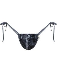 DIESEL - Badmode ,Blauw ,Denim Onderkant Van Badpak Jodie - Lyst