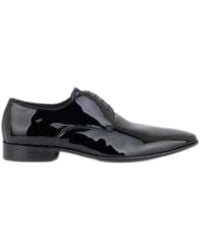 DIGEL - Schwarze Lack-Derby-Schuhe Für Formelle Anlässe - Lyst