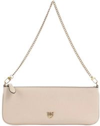Pinko - Tassen ,Leer New Horizontal Flat Vitello Seta - Lyst