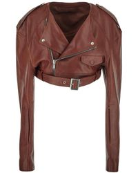 Rick Owens - Jackets > leather jackets - Lyst