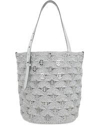 Rabanne - Verzierte Silberfarbene Tote Bag - Lyst