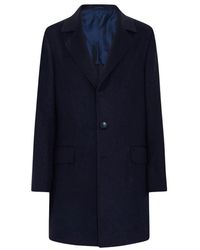 Kiton - Jassen ,Blauw ,Leer Pure Cashmere Coat - Lyst