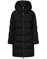 Ecoalf - Jassen ,Zwart ,Polyester Manlie Jas - Lyst