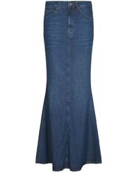 Dondup - Ausgestellter Jeansrock - Lyst