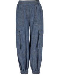 Semicouture - Wide trousers - Lyst
