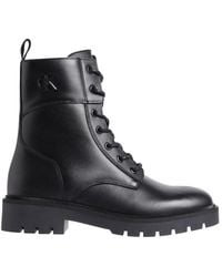 Calvin Klein - Lace-Up Boots - Lyst