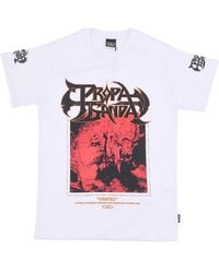 Propaganda - Weißes Herren Tee Mit Logo-Print - Lyst