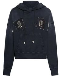 John Richmond - Hoodies & Sweatvesten ,Zwart ,Contemporary Hoodie - Lyst