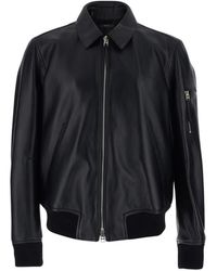 Tom Ford - Soft Nappa Plonge Collar Blouson - Lyst
