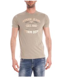 Armani Jeans - Tops > t-shirts - Lyst