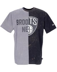 KTZ - Tops ,Veelkleurig ,Katoen Brooklyn Nets Grafische Tee - Lyst