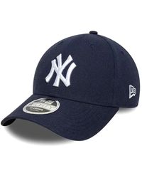 KTZ - Accessoires ,Blauw ,Katoen Visor Cap - Lyst