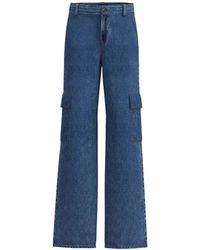 Marella - Zeitlose Blaue Denim-Hose - Lyst