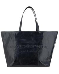 Alexander Wang - Schultertasche Mit Geprägtem Logo Und Kordelzug - Lyst