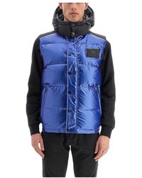 La Martina - Jassen ,Blauw ,Blauwe Gilets Jassen Voor Mannen - Lyst