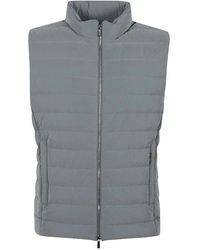 Moorer - Jassen ,Blauw ,Calaf-Os Vest - Lyst