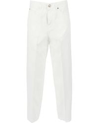 BRIGLIA - Straight Trousers - Lyst